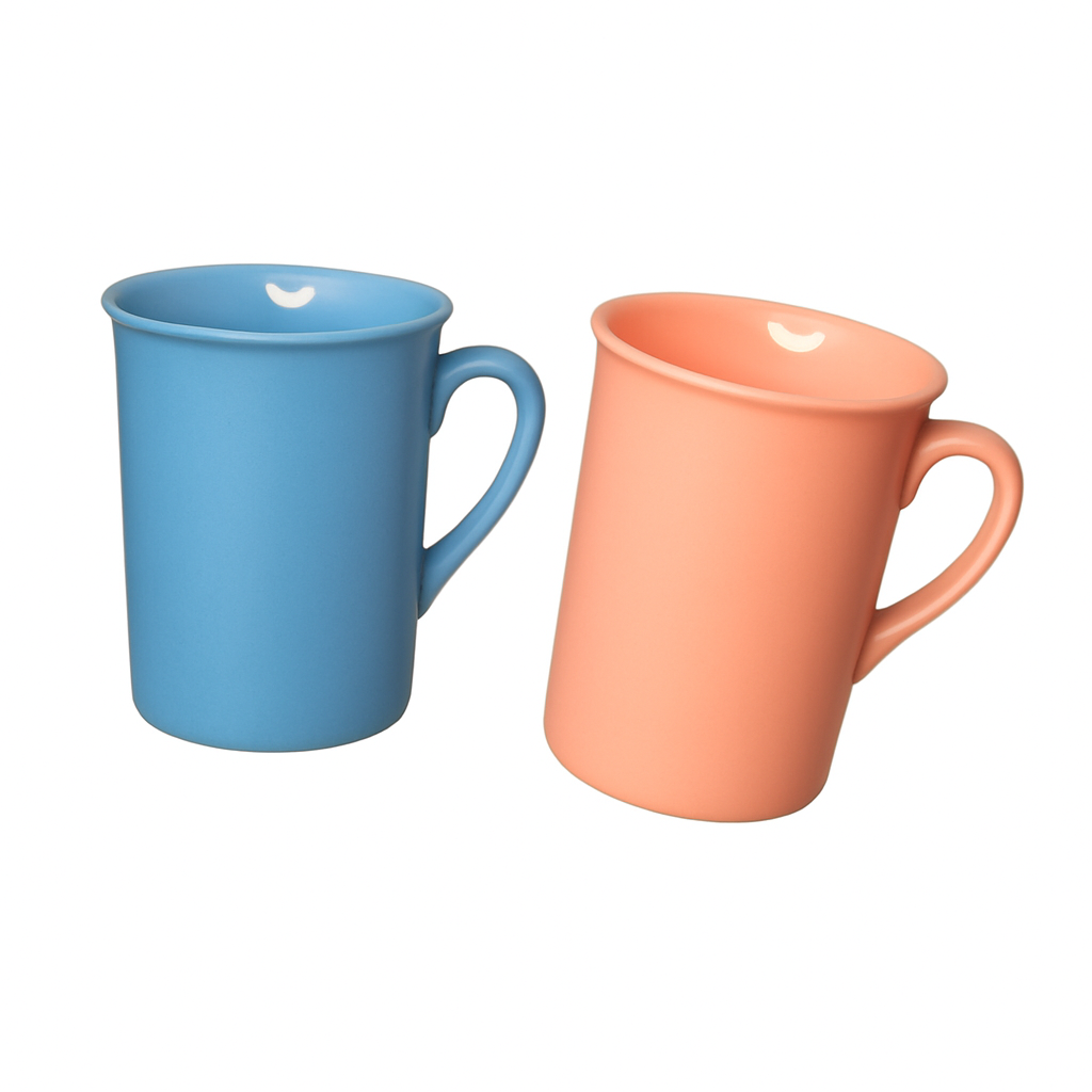 ماگ مدل پاستیلی صورتی - آبی مجموعه دو عددی